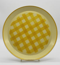 Load image into Gallery viewer, Mikasa Yellow Plaid Checkmates Plate, Butternut C4382
