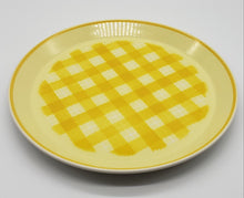 Load image into Gallery viewer, Mikasa Yellow Plaid Checkmates Plate, Butternut C4382
