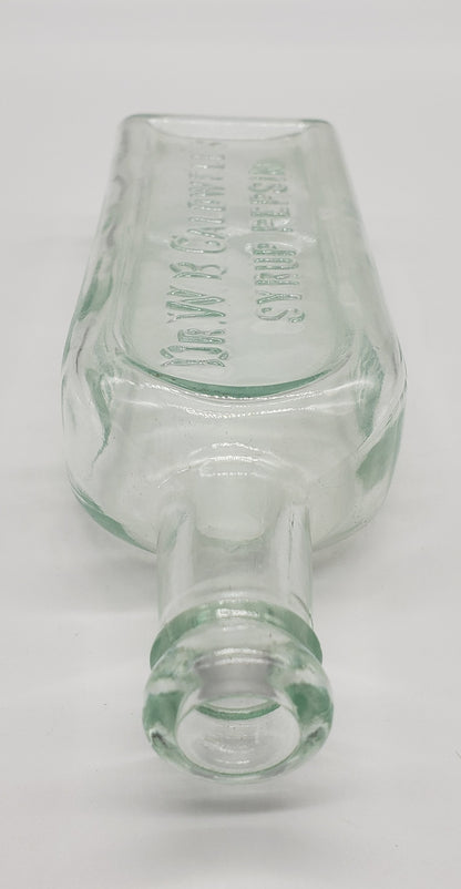 Dr. W.B. Caldwell's Syrup Pepsin glass bottle