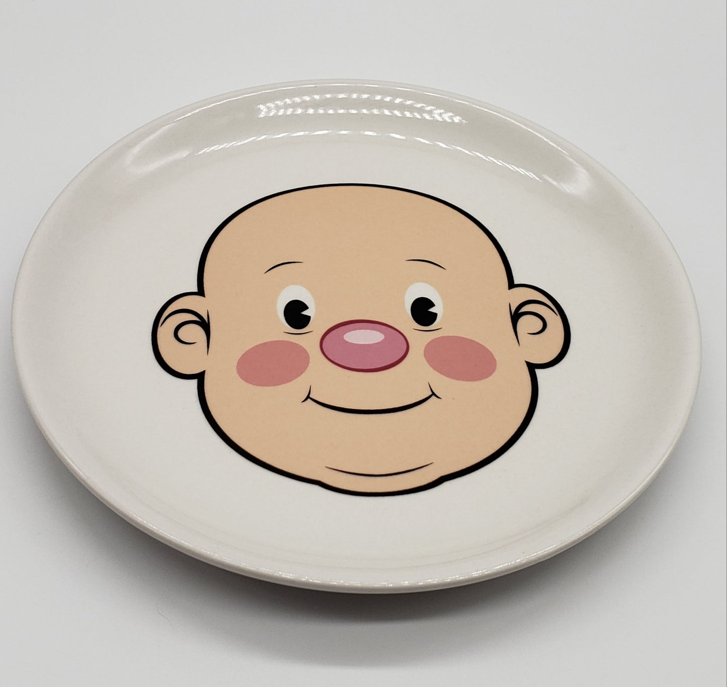 Genuine Fred Mr. Food Face Kids' Ceramic Dinner Plate