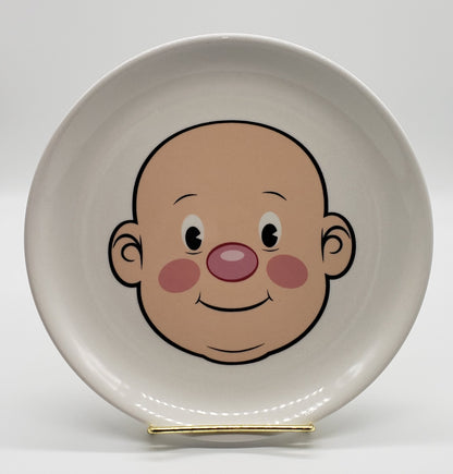 Genuine Fred Mr. Food Face Kids' Ceramic Dinner Plate