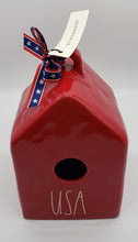 Load image into Gallery viewer, Rae Dunn USA Birdhouse
