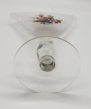 Load image into Gallery viewer, Clear Glass Fan Vase with Flowers
