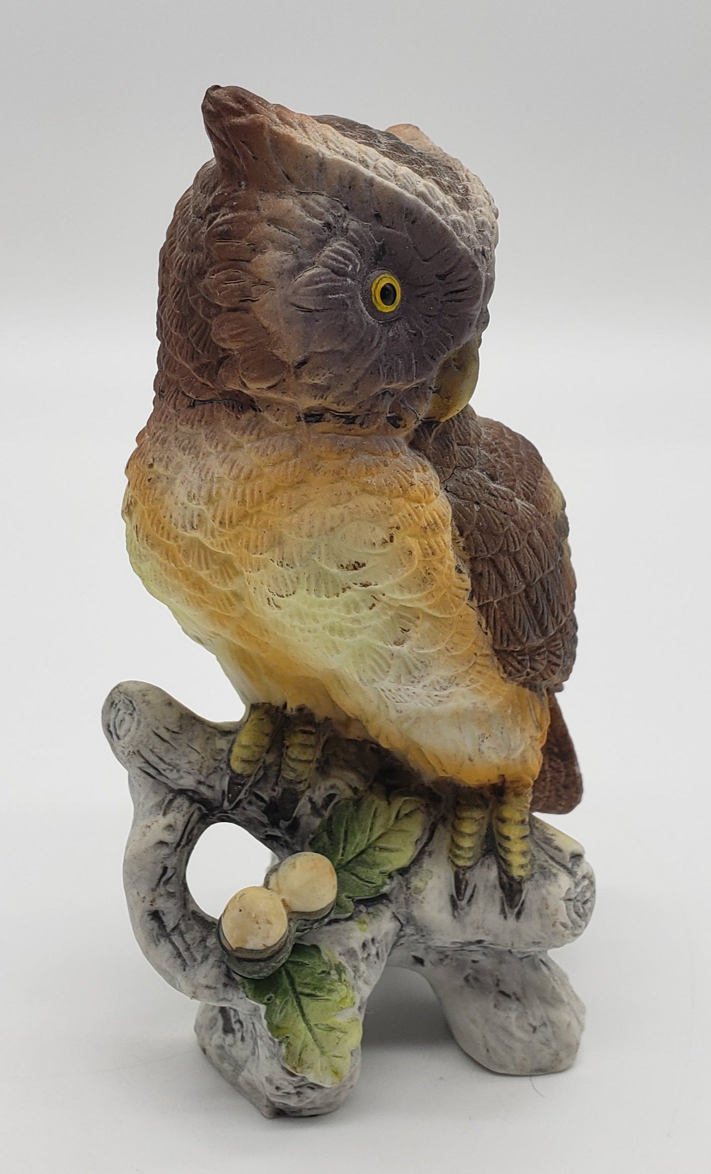 Lefton KW12 Owl on a Limb Figure, Japan