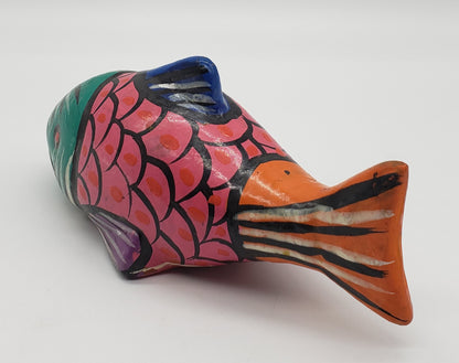 Mexican Hand Painted Pottery Fish