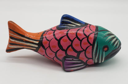 Mexican Hand Painted Pottery Fish