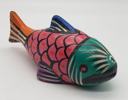 Mexican Hand Painted Pottery Fish