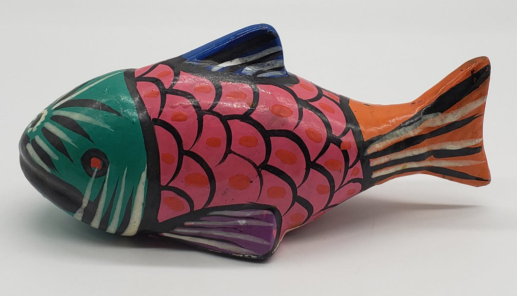 Mexican Hand Painted Pottery Fish