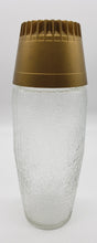 Load image into Gallery viewer, Anchor Hocking Frosted glass shaker with Gold Top
