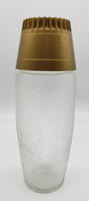Load image into Gallery viewer, Anchor Hocking Frosted glass shaker with Gold Top
