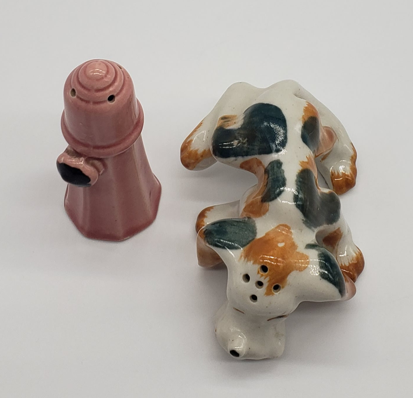 Dog and Fire Hydrant Salt and Pepper Shakers