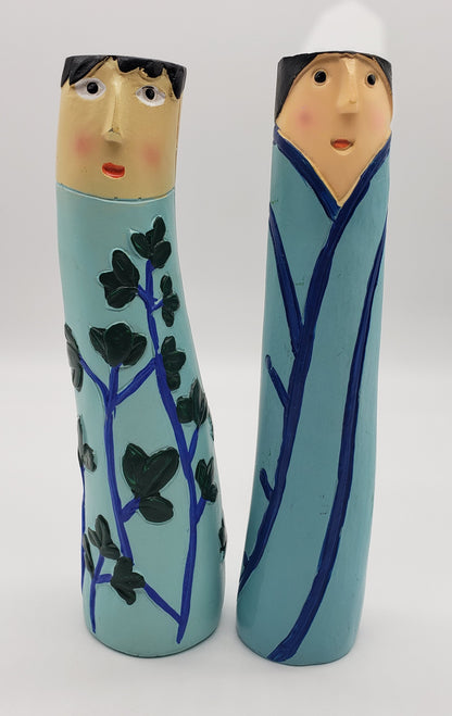 Spring Family Bud Vases, Bohemian Family vase