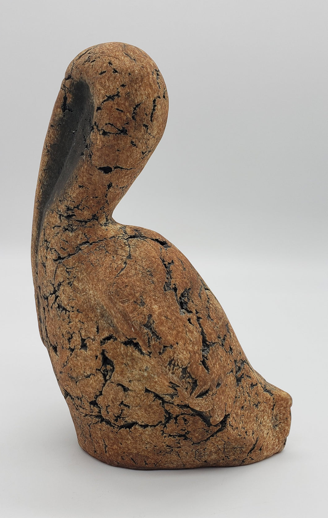 Stan Langtwait Studio Rock Pottery Pelican Figurine