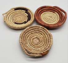 Load image into Gallery viewer, Hand Woven Coasters (set of 3)
