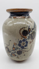 Load image into Gallery viewer, Tonala Pottery Vase - Flowers
