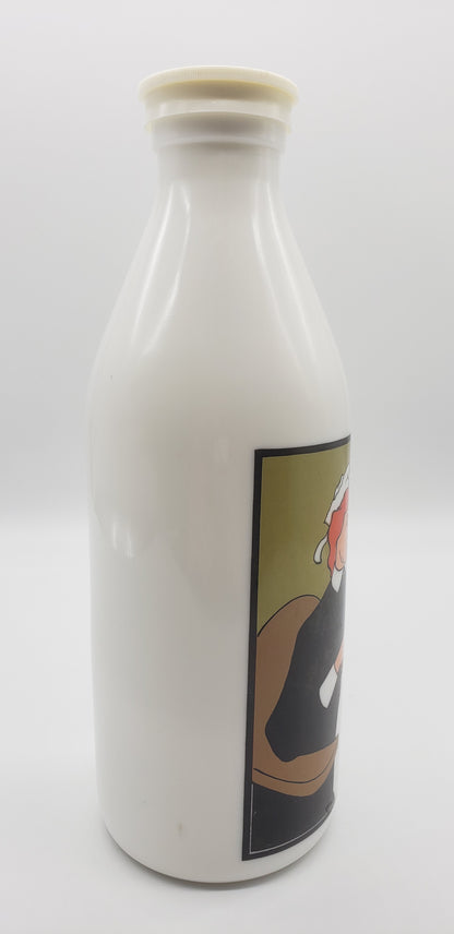 Egizia Ceramic Opaque White Milk Bottle