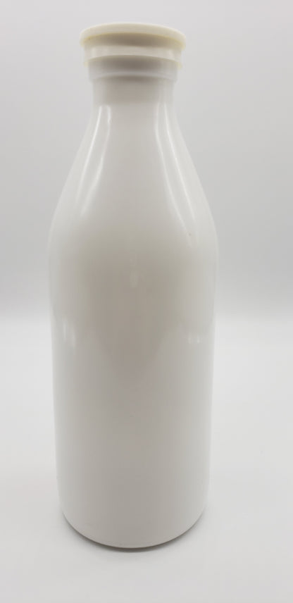 Egizia Ceramic Opaque White Milk Bottle