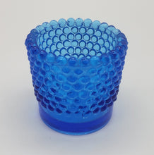 Load image into Gallery viewer, Hobnail Blue Glass Toothpick Holder
