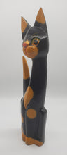 Load image into Gallery viewer, Folk Art Hand Carved Cat

