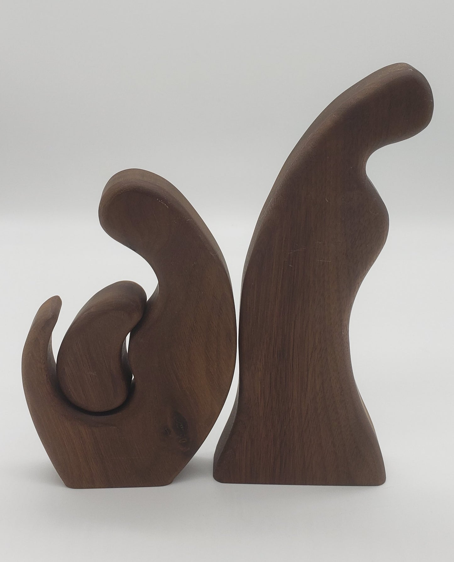 Holy Family statues in wood