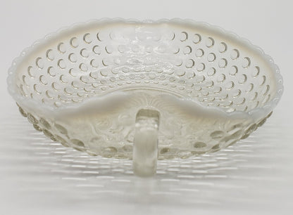 Hobnail Opalescent Heart Shape Bowl