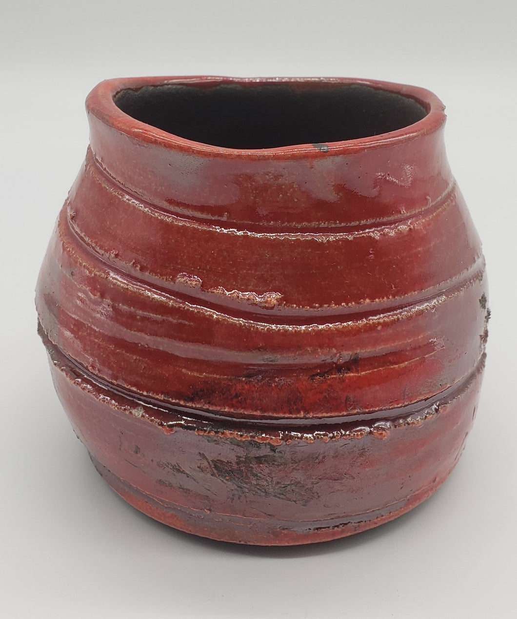 Signed-Handmade Pottery Vase