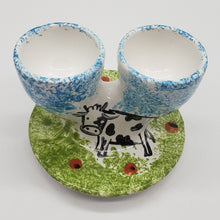 Load image into Gallery viewer, Honiton Double Egg Cup Pottery
