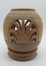 Load image into Gallery viewer, Art Pottery Stoneware Cut Out Candle Lantern
