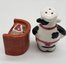 Load image into Gallery viewer, Clay Art Bar-B-Cow Salt and Pepper Shakers
