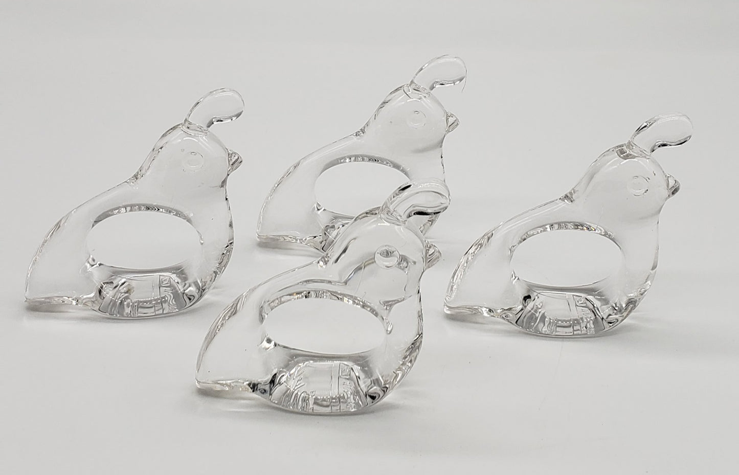 Quail Bird Acrylic Napkin Holders| Set of 4