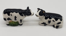 Load image into Gallery viewer, Appletree Design Barnyard miniature cow salt and pepper shakers
