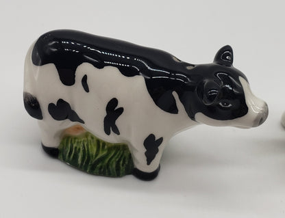 Appletree Design Barnyard miniature cow salt and pepper shakers