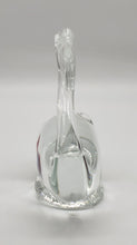 Load image into Gallery viewer, Clear Glass Pelican Paper wieght with Fish Inside Belly Figurine 5 3/4&quot; Hand Blown Art Glass
