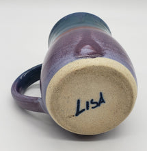 Load image into Gallery viewer, Blue and Purple Coffee Mug, Handmade Pottery
