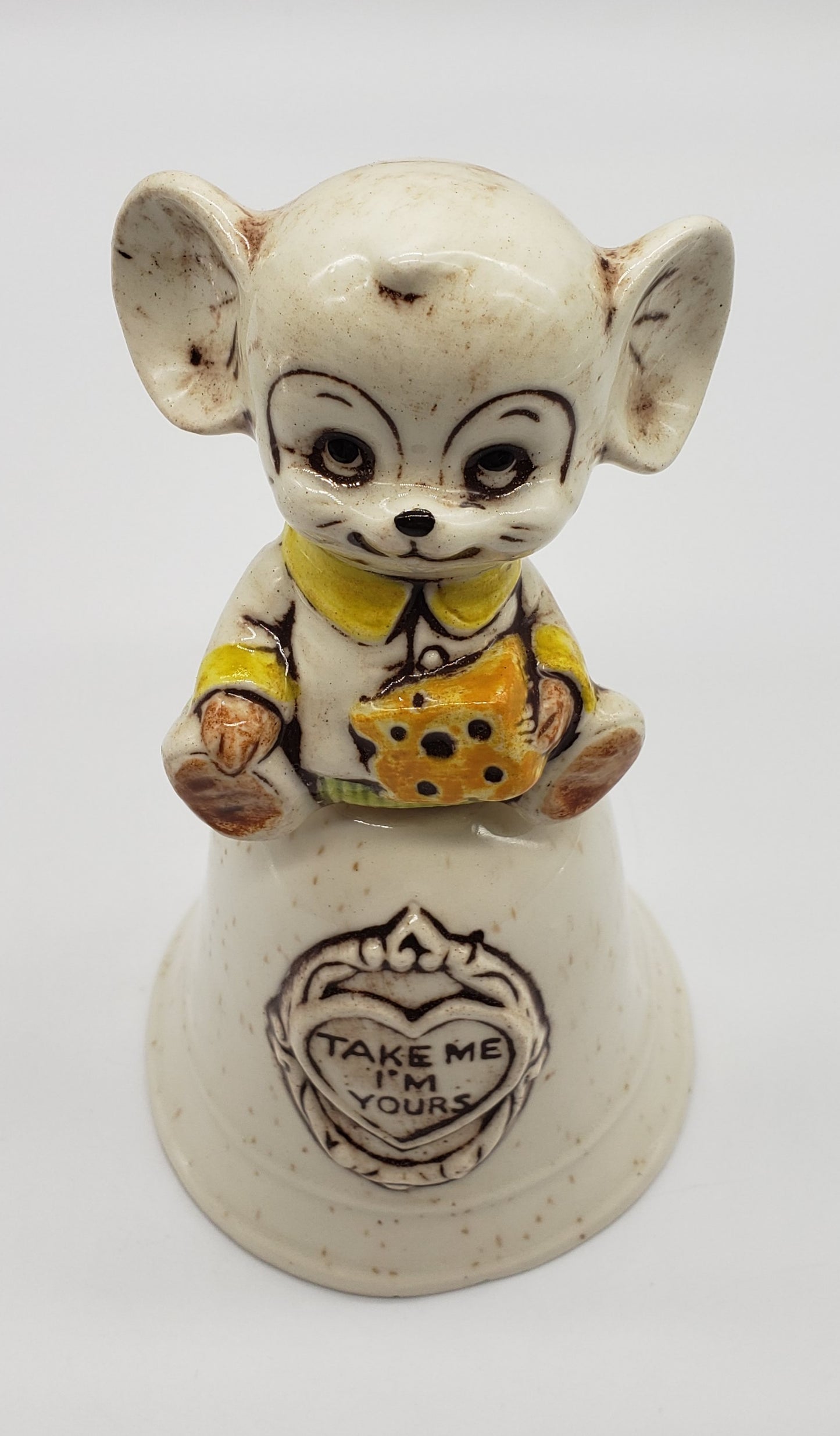 TIC USA Ceramic Mouse "Take Me I"m Yours" Bell