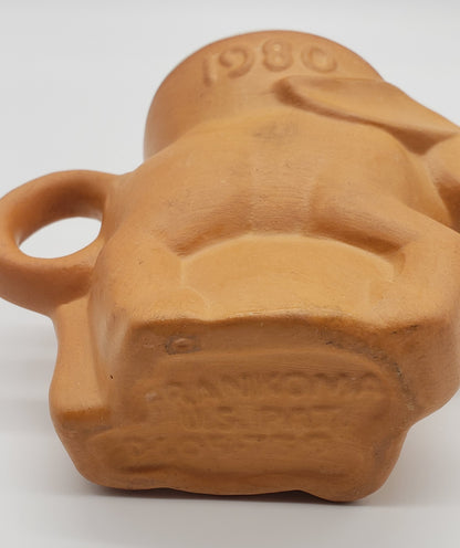 FRANKOMA 1980 Terracotta Democrat Donkey Mug