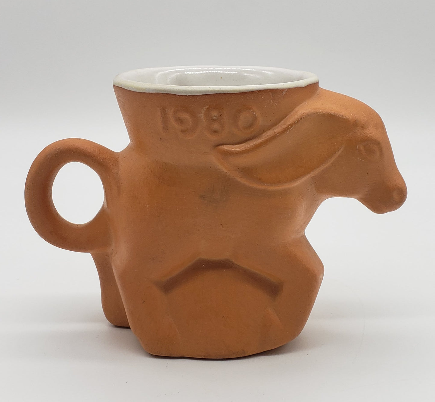 FRANKOMA 1980 Terracotta Democrat Donkey Mug