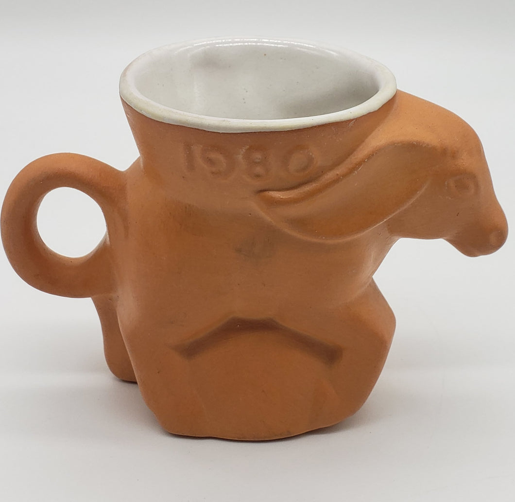 FRANKOMA 1980 Terracotta Democrat Donkey Mug