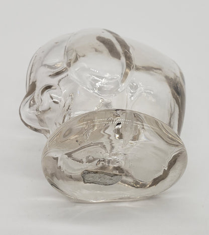 Lefton Vintage Glass Elephant figurine