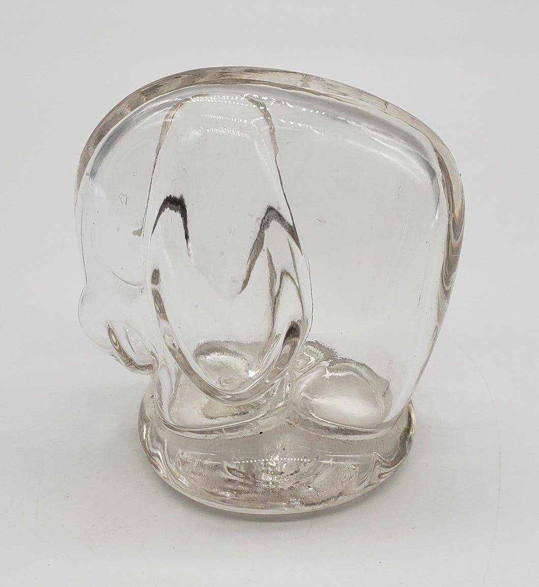 Lefton Vintage Glass Elephant figurine