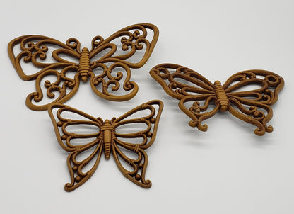 Homco Butterflies Wall Decor