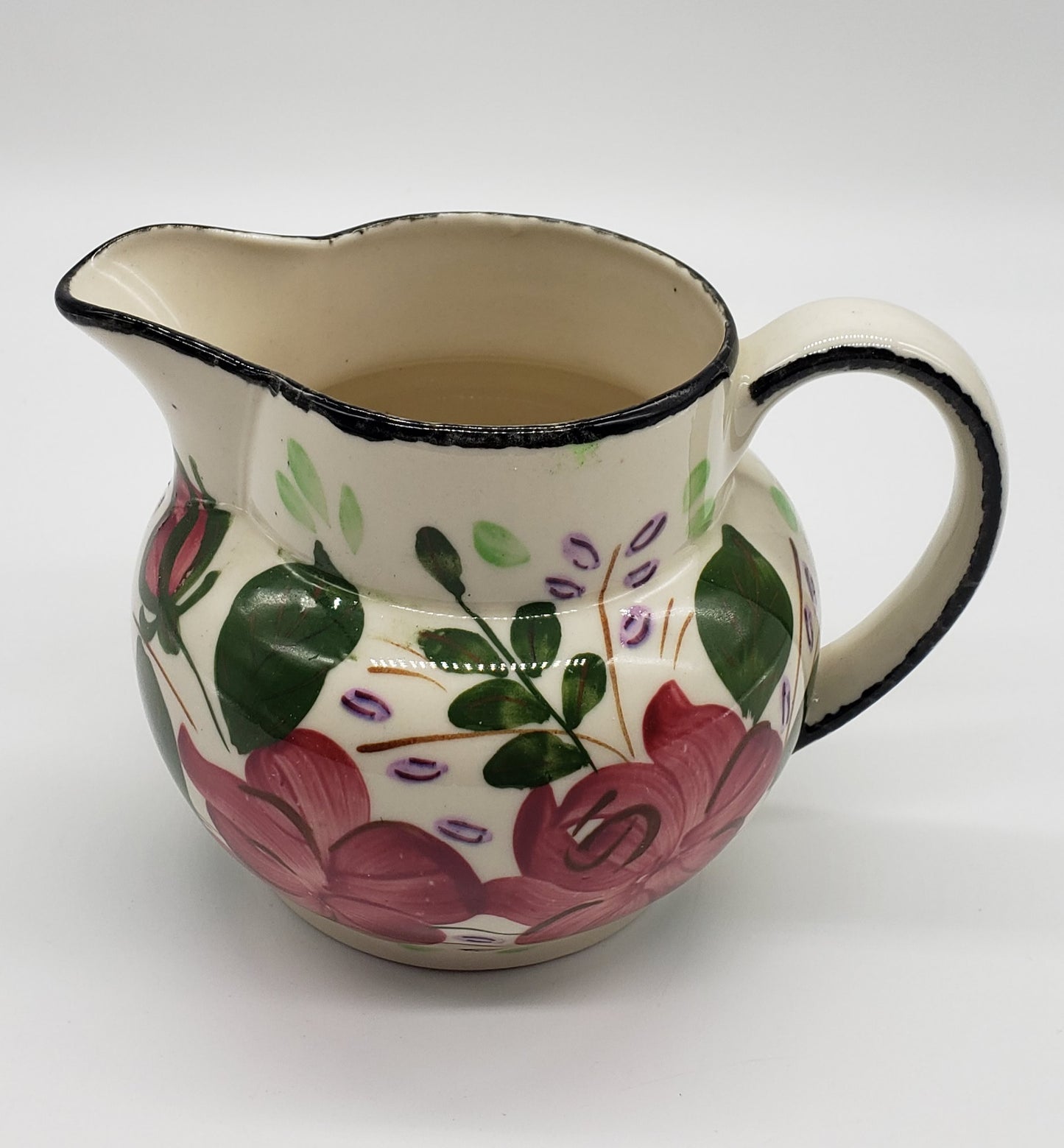 Blue Ridge Southern Potteries Annette's Wild Rose Pitcher