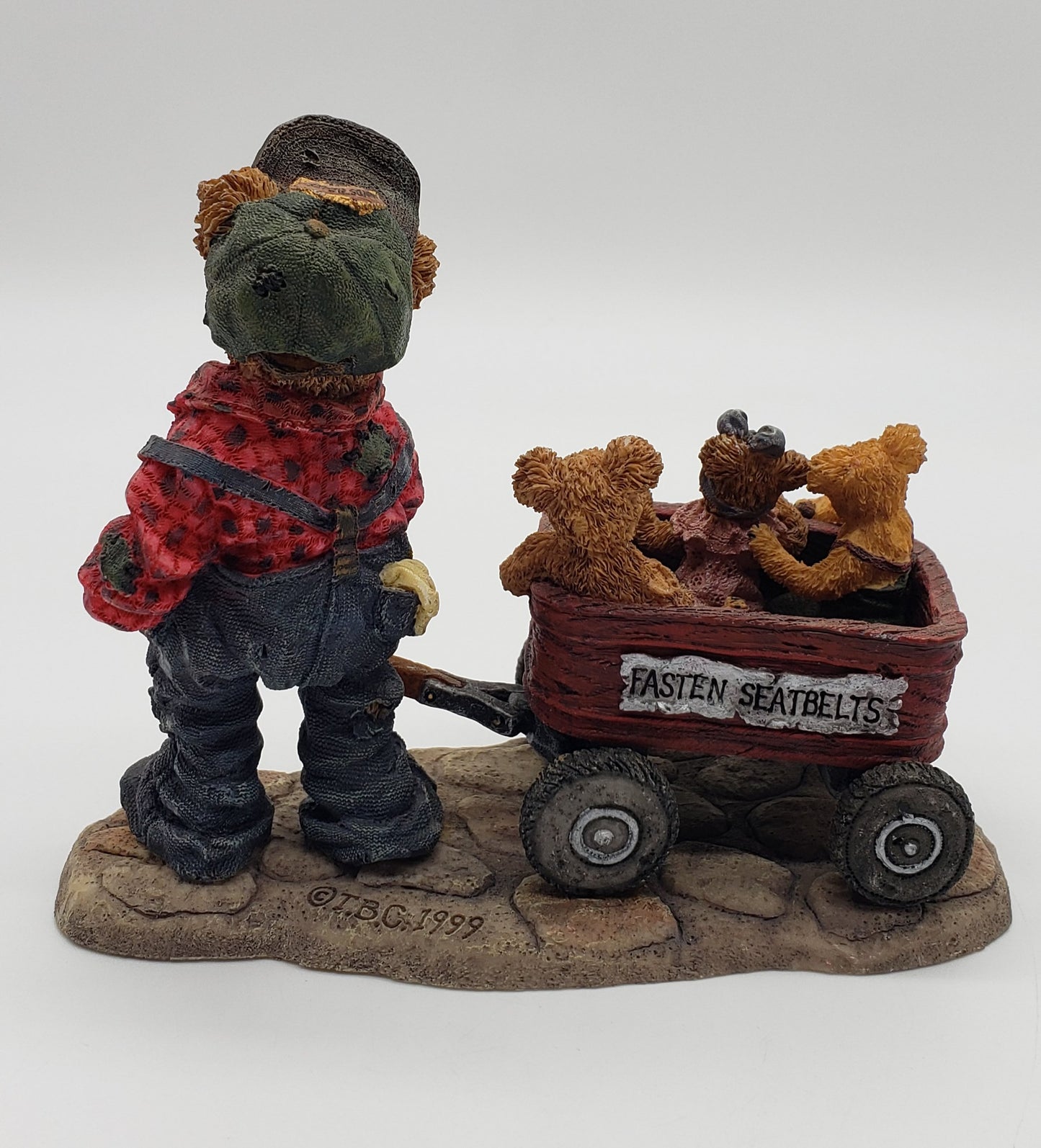 Boyd's bears & friends Bearstone Collection #227727 "Getting There" Wagon