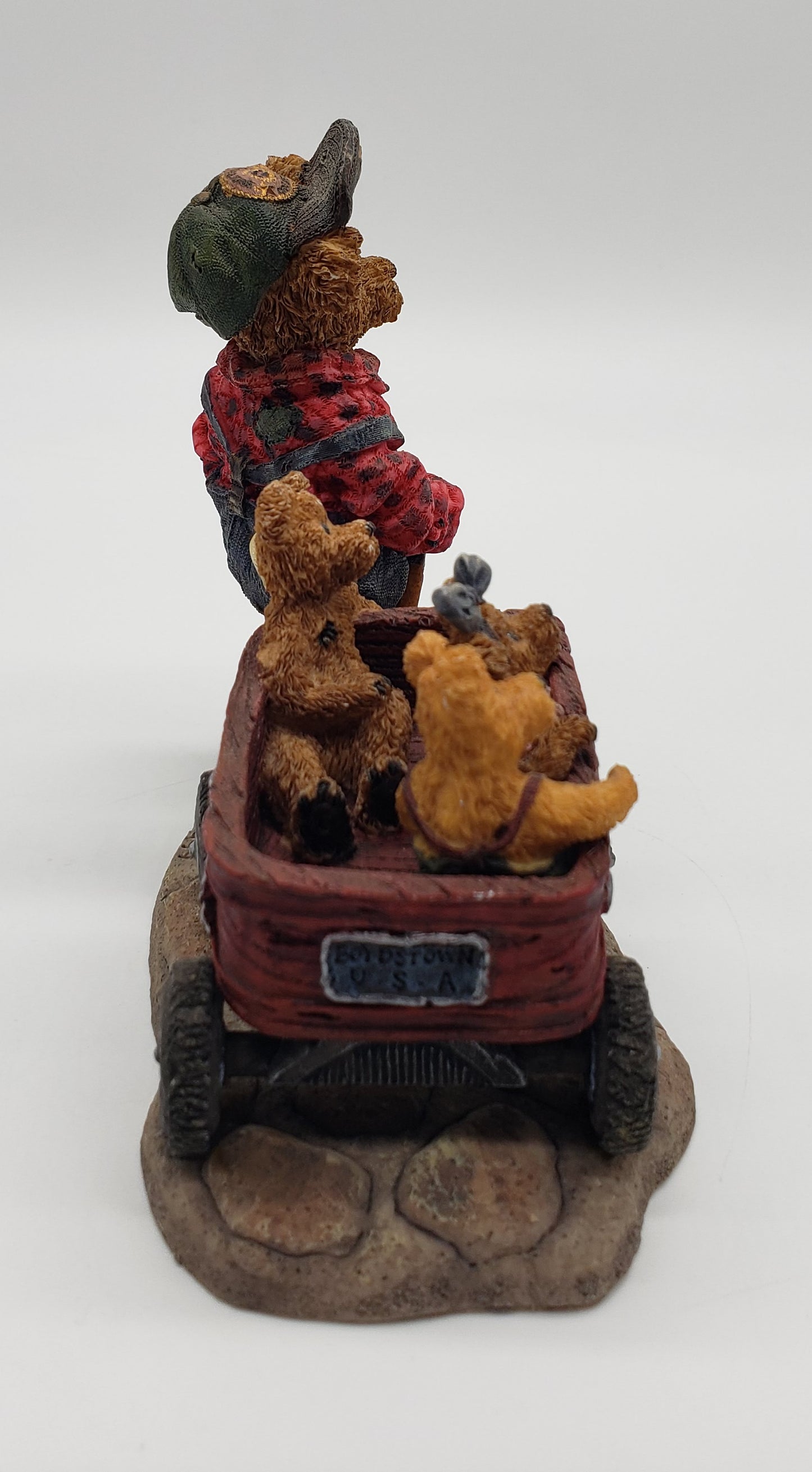 Boyd's bears & friends Bearstone Collection #227727 "Getting There" Wagon