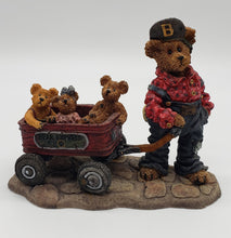 Load image into Gallery viewer, Boyd&#39;s bears &amp; friends Bearstone Collection #227727 &quot;Getting There&quot; Wagon
