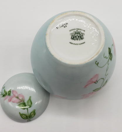 Gerold-Porzellan Bavaria West-Germany Hand Painted Ginger Jar