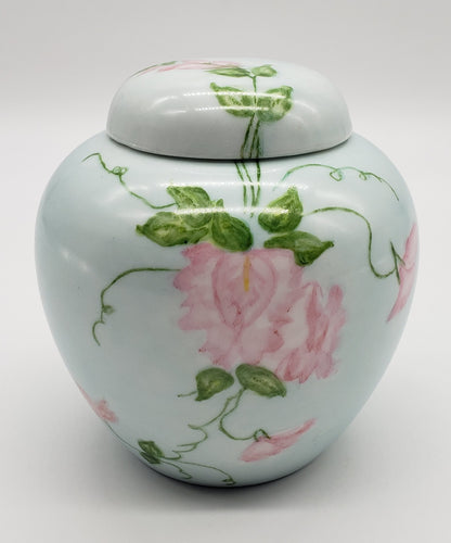 Gerold-Porzellan Bavaria West-Germany Hand Painted Ginger Jar