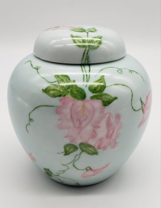 Gerold-Porzellan Bavaria West-Germany Hand Painted Ginger Jar