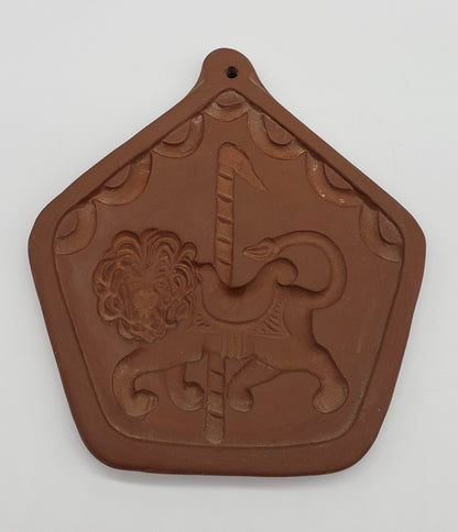 Ceramic Carousel Cookie Mold