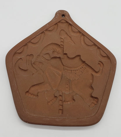 Ceramic Carousel Cookie Mold